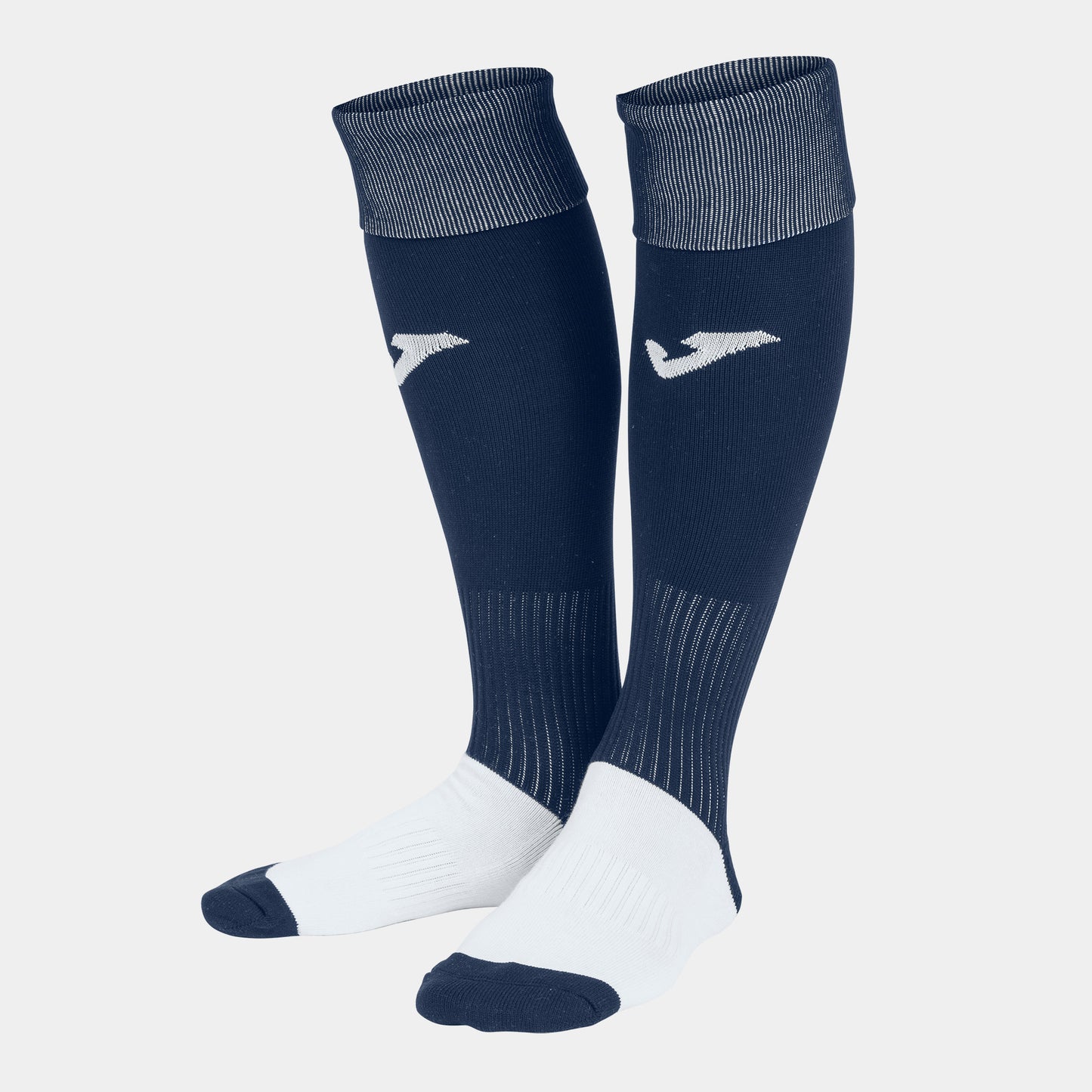 Chaussettes medias pro marine/blanc