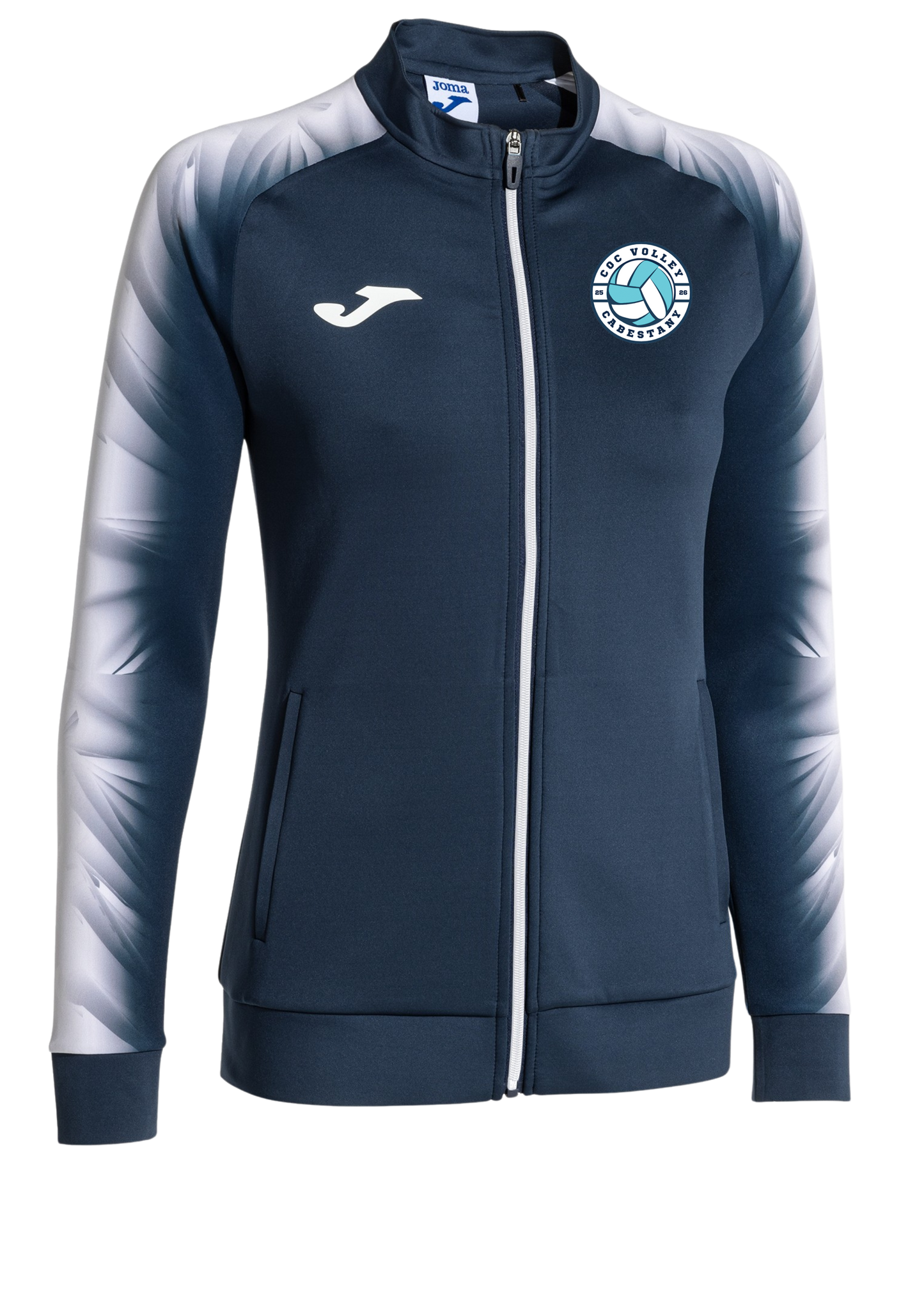 VESTE F ELITE XI MARINE ET BLANC
