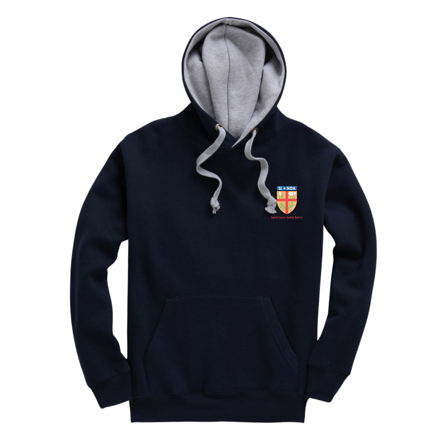 Sweat Capuche contrasté PREMIUM Navy