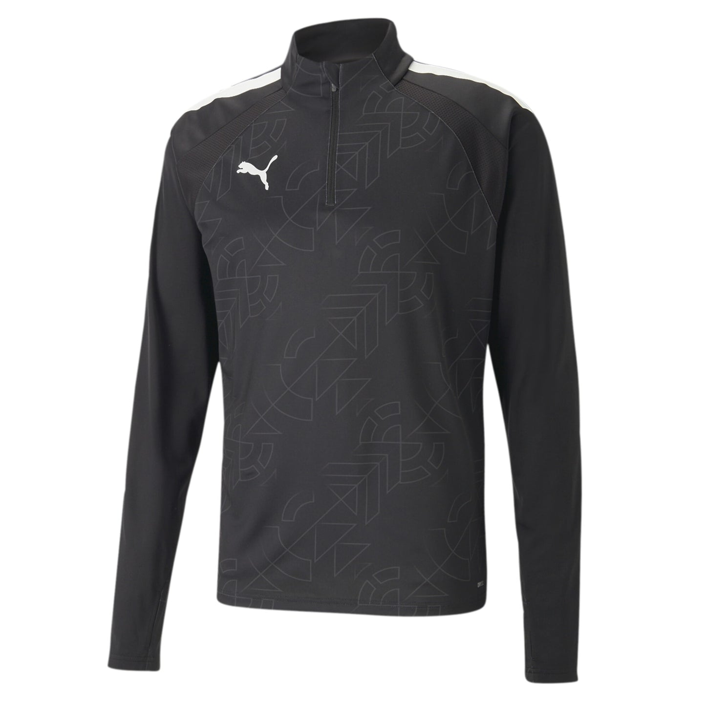 teamLIGA 1/4 Zip Top Graphic noir