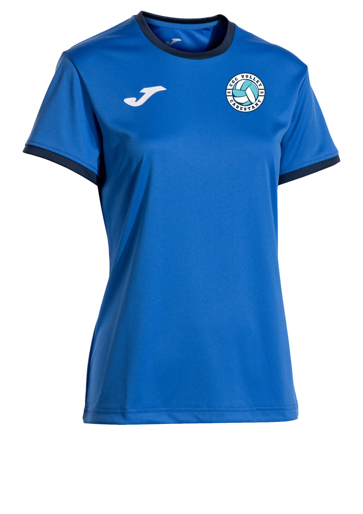 T-SHIRT F MANGA CORTABLEU ROYAL