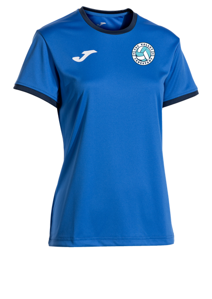 T-SHIRT F MANGA CORTABLEU ROYAL