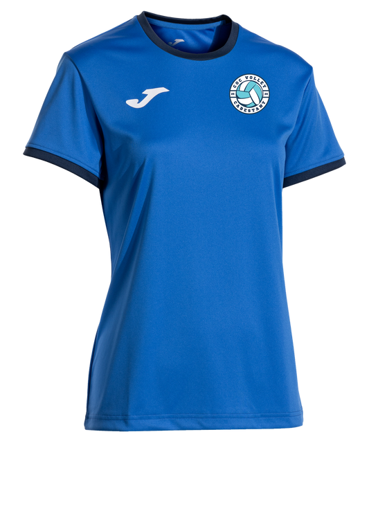 T-SHIRT F MANGA CORTABLEU ROYAL