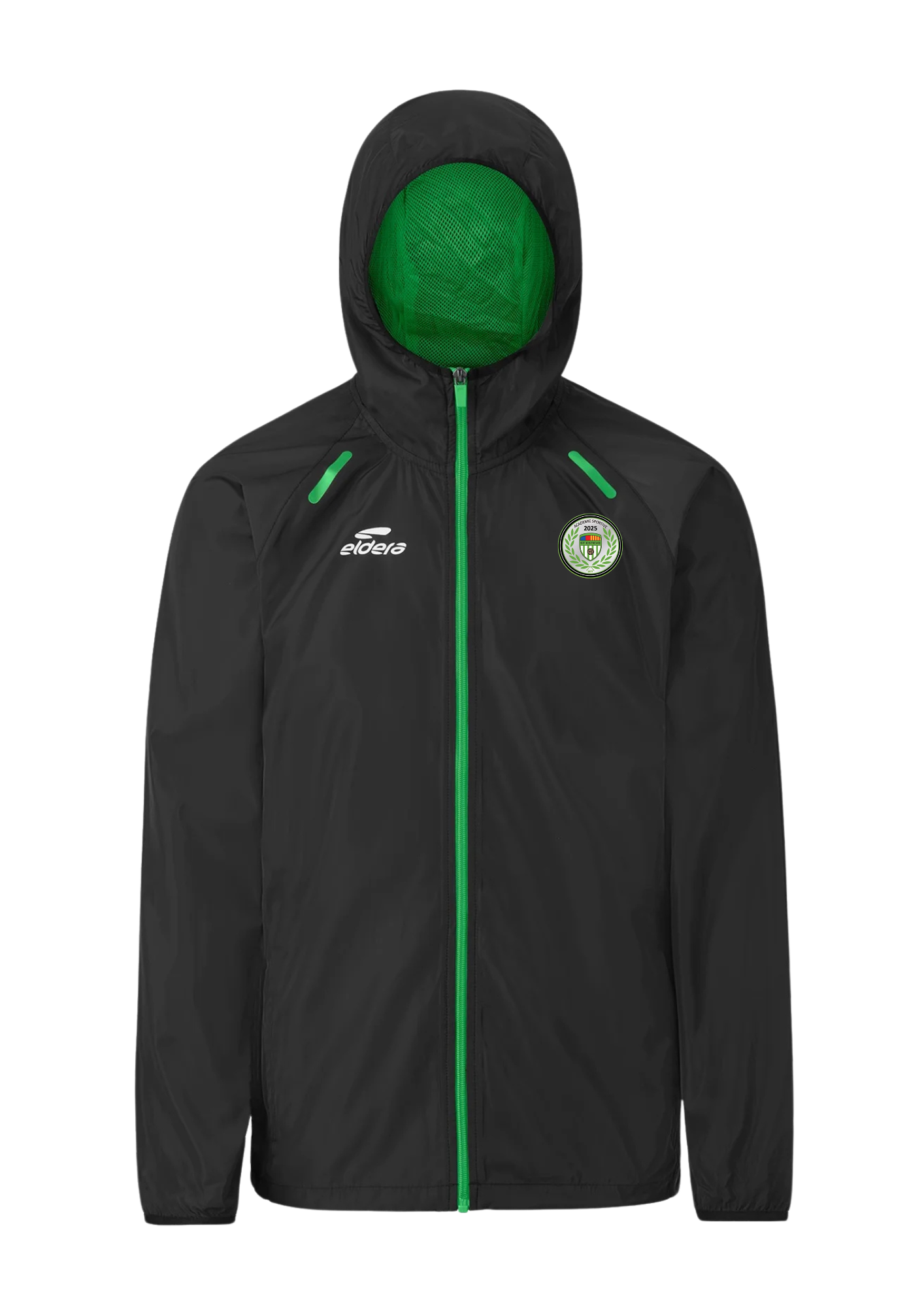 coupe vent vert /noir LIBECCIO