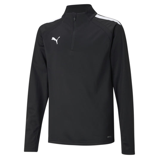 teamLIGA 1/4 Zip Top Jr noir