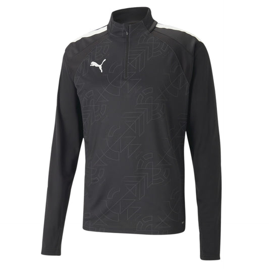teamLIGA 1/4 Zip Top Graphic noir