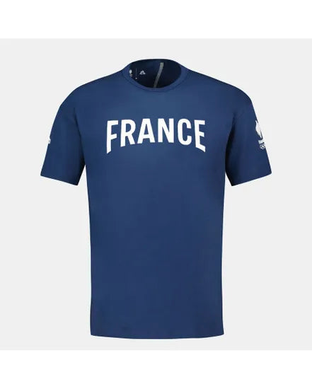 Tee-shirt homme Village Equipe de France Olympique bleu marine