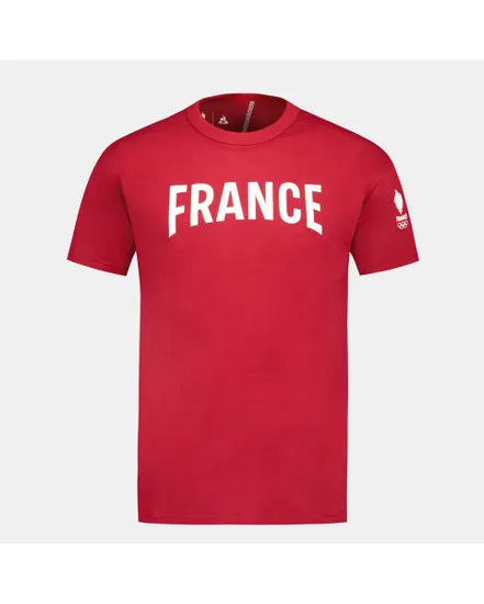 Tee-shirt homme Village Equipe de France Olympique rouge